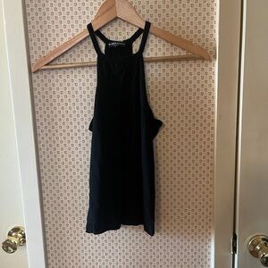 Brandy Melville Racerback Tank Top Black Sleeveless Women's Top